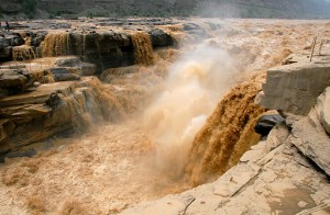 Hukou Waterfall on China's Yellow River