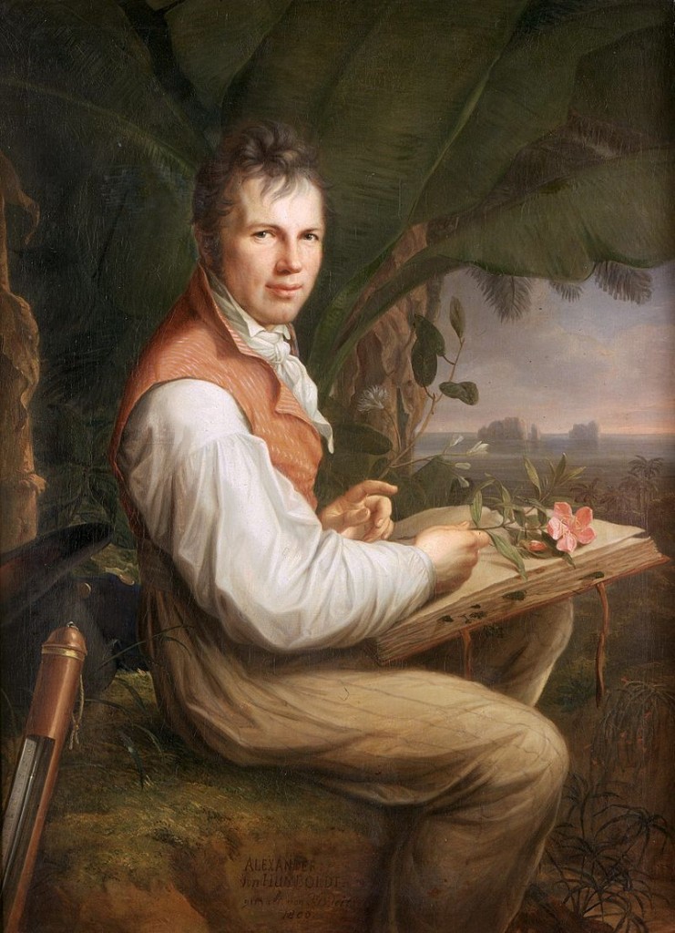 Alexander von Humboldt (oil painting by Friedrich Georg Weitsch, 1806).