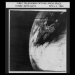 In 1960, cameras aboard NASA's first weather satellite TIROS-1 captured Earth.