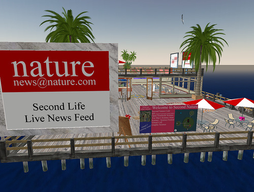 Second Life climate talks on Second Nature - no air travel required