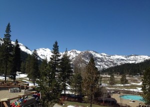 View from the Resort at Squaw Creek. Not a bad place for a conference!