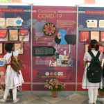 A COVID-19 themed exhibition at Birla Industrial and Technological Museum, Kolkata.