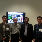 L-R: Terence Ong, Prof. Lam, Prof. Sri, Prof. Wang.