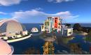 Elucian Islands village in Second Life