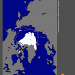 Arctic sea ice declines to record low