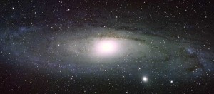 The Andromeda galaxy. Credit Bill Schoening, Vanessa Harvey/REU program/NOAO/AURA/NSF.