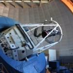 The Dark Energy Camera, mounted on the Blanco telescope in Chile.