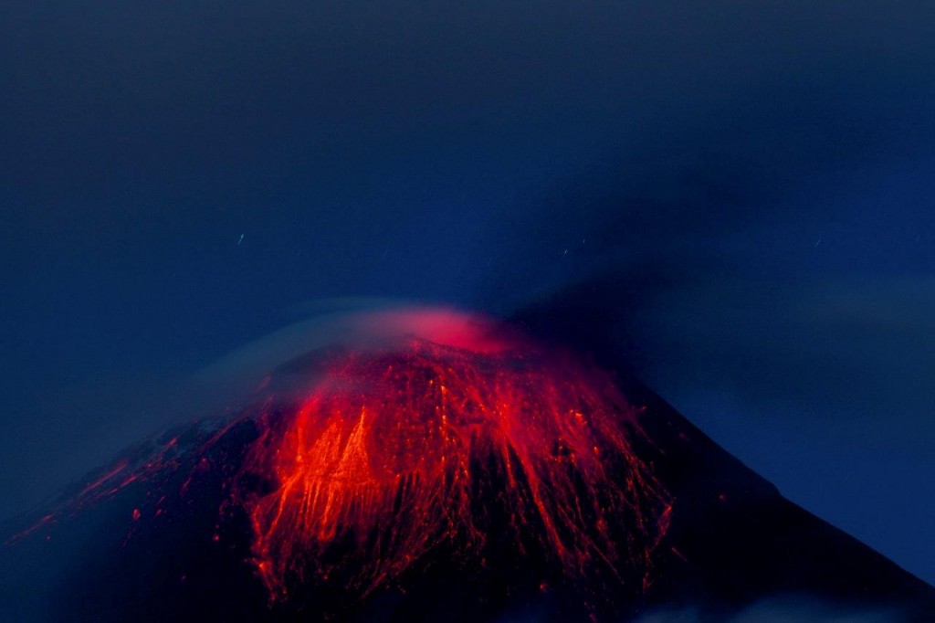 A constant threat: Tungurahua explodes into life.